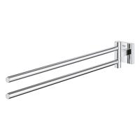 GROHE Start Cube Handdoekhouder - 43.8cm - 2-lids - draaibaar - chroom 40976000