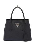 Prada mini sac Double en cuir - Noir