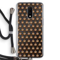 Poop emoji: OnePlus 7 Transparant Hoesje met koord