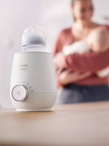 Philips AVENT Verwarmt gelijkmatig, geen hete plekken Snelle flessenwarmer