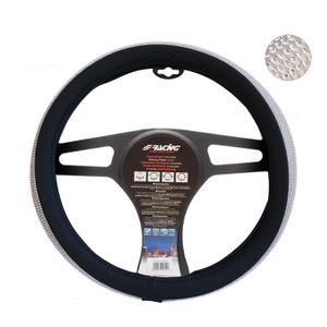 Simoni Racing Stuurwielhoes Diamonds Zwart Kunstleer SRCVT60N