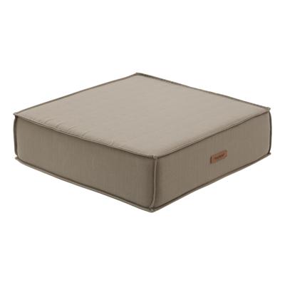 Hesperide Vloerkussen Korai - lichtbruin - PU-schuim/polyester - 45 x 45 cm - zitkussen