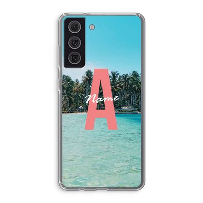 Pacific Dream: Samsung Galaxy S21 FE Transparant Hoesje