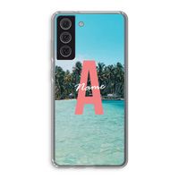 Pacific Dream: Samsung Galaxy S21 FE Transparant Hoesje