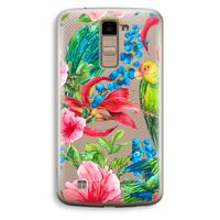Papegaaien: LG K10 (2016) Transparant Hoesje