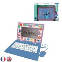 Educatieve computer - LEXIBOOK - Stitch - 170 activiteiten - Tweetalig EN/FR - 7 educatieve categorieën