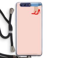 High heels: Honor 9 Transparant Hoesje met koord