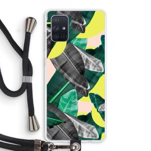 Fantasie jungle: Samsung Galaxy A71 Transparant Hoesje met koord