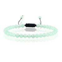 Memphis Fire Armband Natuursteen Kralen - Green Agate
