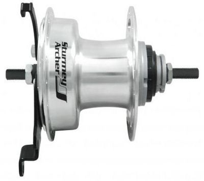 SturmeyArcher Versnellingsnaaf 3 speed sturmey archer xl-rd3 90 mm trommelremnaaf - 36 gaats - zilver