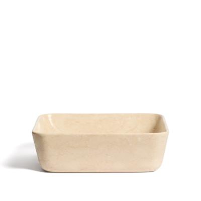 Kave Home Vierkante Waskom 'Darnen' 40 x 40cm, kleur Beige
