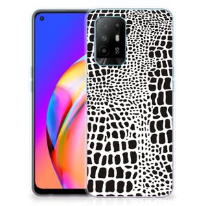 OPPO A94 5G | Reno5 Z TPU Hoesje Slangenprint