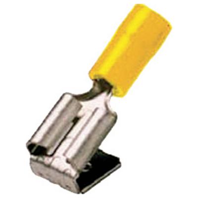 Intercable 181452 Stekkerverdeler Vertint Insteekbreedte: 6.3 mm Insteekdikte: 0.8 mm Deels geïsoleerd Geel 1 stuk(s)