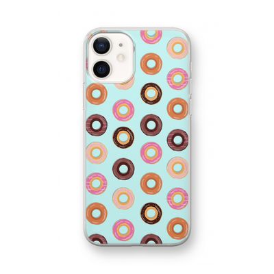 Donuts: iPhone 12 mini Transparant Hoesje