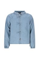 Like Flo winter blouse meisjes - blauw - Chei - chambrey - nep strik sluiting
