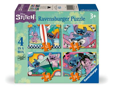 Ravensburger Disney Stitch 4 in a box 12/16/20/24 stukjes