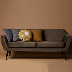 WOOOD 2-zits Bank 'Rocco' Velvet, kleur Groen