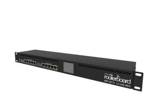 Mikrotik RB3011UIAS-RM bedrade router Gigabit Ethernet Zwart