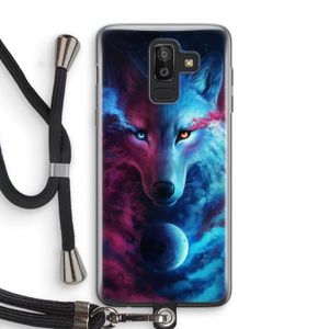 Where Light And Dark Meet: Samsung Galaxy J8 (2018) Transparant Hoesje met koord