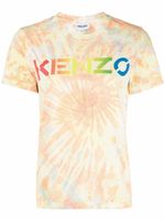 Kenzo t-shirt tie-dye à logo imprimé - Orange - thumbnail