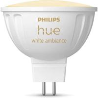 Connected lamp - PHILIPS HUE - MR16 - Wit licht - Bluetooth compatibel - Werkt met app en stem Connected lamp - PHILIPS HUE - MR16 - Wit licht - Bluetooth compatibel - Werkt met app en stem