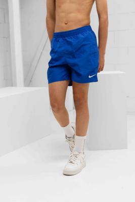 Nike Swim Essentials 4&apos;&apos; Zwembroek Kids Blauw - Maat 152 - Kleur: Blauw | Soccerfanshop