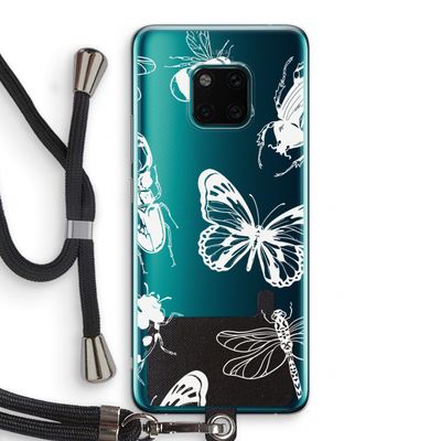 Tiny Bugs: Huawei Mate 20 Pro Transparant Hoesje met koord