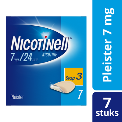 Nicotinell Pleisters 7 mg - voor stoppen met roken