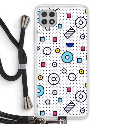 8-bit N°9: Samsung Galaxy A22 4G Transparant Hoesje met koord