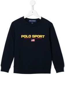 POLO RALPH LAUREN KIDS sweat à logo imprimé - Bleu