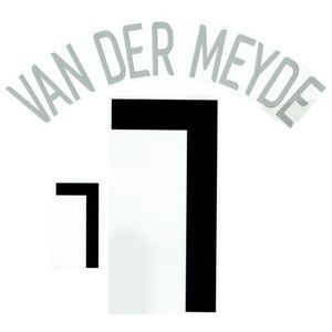 Van der Meyde 7 06-07 Holland Home Spielerbeflockung