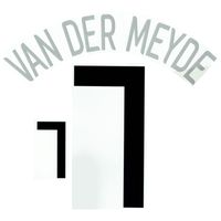 Van der Meyde 7 06-07 Holland Home Spielerbeflockung - thumbnail
