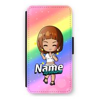 Chibi Maker vrouw: iPhone 11 Pro Max Flip Hoesje