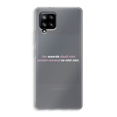 uw waarde daalt niet: Samsung Galaxy A42 5G Transparant Hoesje