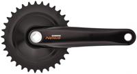 Shimano Crankstel 33t nexus c6000 met 170mm crankarm - zilver