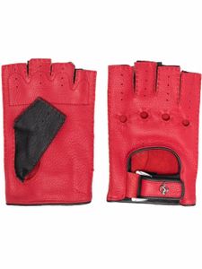 Ferrari gants de conduite en cuir - Rouge