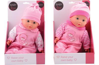Baby Rose Pop opentouch doos 30 cm, 2 ass