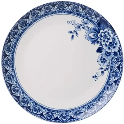 Heinen Delfts Blauw dinerbord keramiek paauw 26x2.5cm delfts blauw