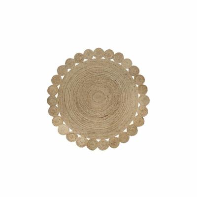 Tapijt DKD Home Decor Bruin Natuurlijk 150 x 150 x 1 cm