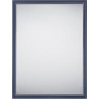 Rechthoekige Lijstspiegel 34x45cm Zwart/Goud Kunststof