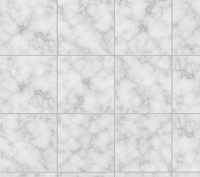 Vierkante witte marmeren tegel keuken behang