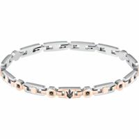 Maserati Roestvrij staal 21,5 cm Zilverkleurig Heren armband