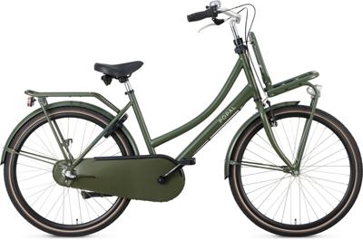 Popal Daily Dutch Basic+ 26 Inch 45,5 cm Meisjes 3V Terugtraprem Legergroen