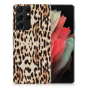 Samsung Galaxy S21 Ultra TPU Hoesje Leopard