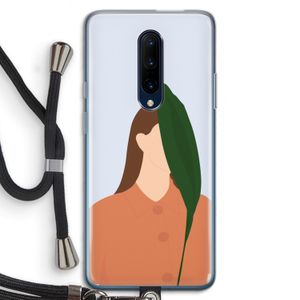 Leaf: OnePlus 7 Pro Transparant Hoesje met koord