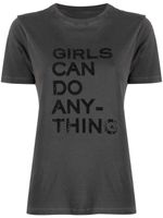 Zadig&Voltaire t-shirt en coton à slogan imprimé - Gris