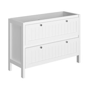 Allibert Wastafelonderkast America 119 cm staand Mat Wit 119x86x45.5 Allibert