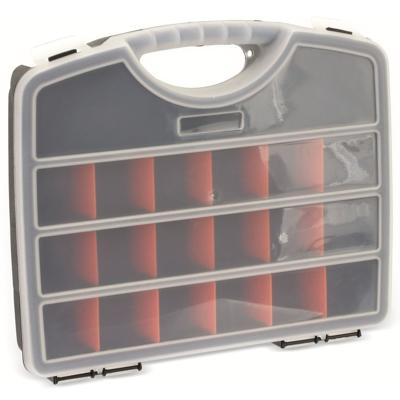 Gereedsschapskist - 20 vakken - 25 cm - verwijderbare tussenschotten -?Opberg/sorteer boxen - Toolbo