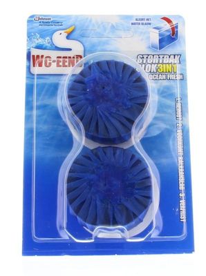 Stortbakblok blauw duo