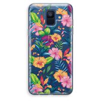 Tropisch 2: Samsung Galaxy A6 (2018) Transparant Hoesje - thumbnail